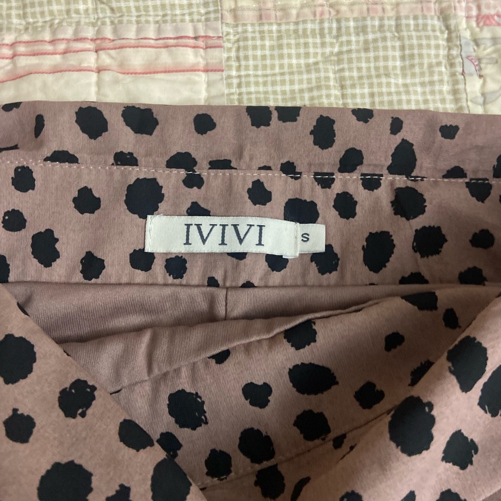 ViVI Asymmetrical Brown and Black Skirt - Picture 2 of 2